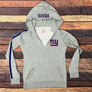 New York Giants NFL Football Victoria Secret Pink Hoodie Sweatshirt Pullover